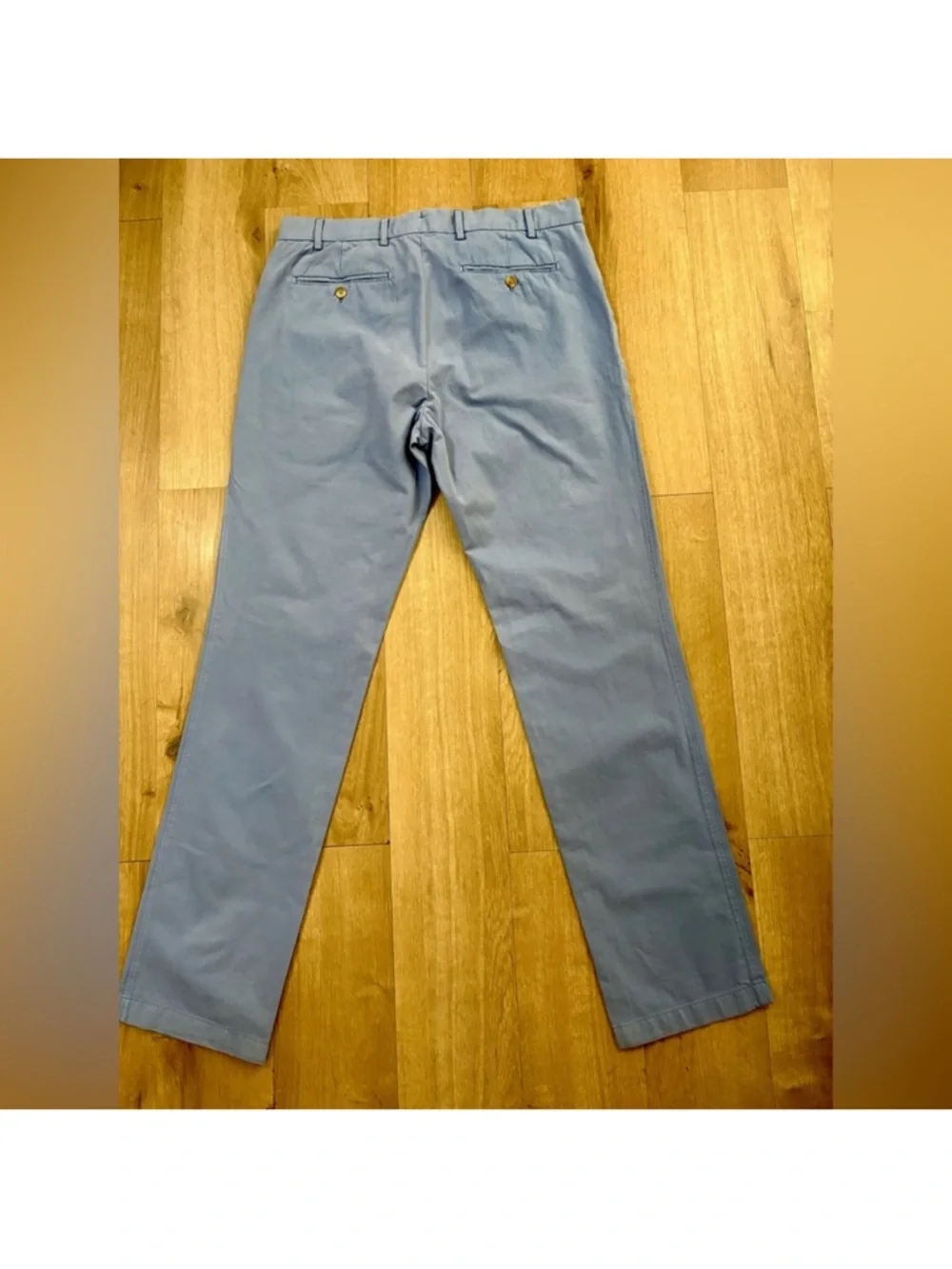 Men’s J. McLaughlin Blue Chino Pants - Size 34 - Picture 2 of 6